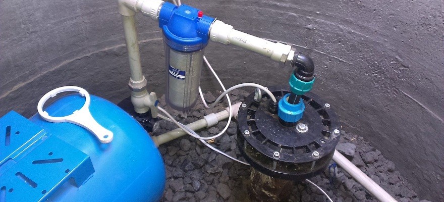 Водоснабжение из колодца в Порядино